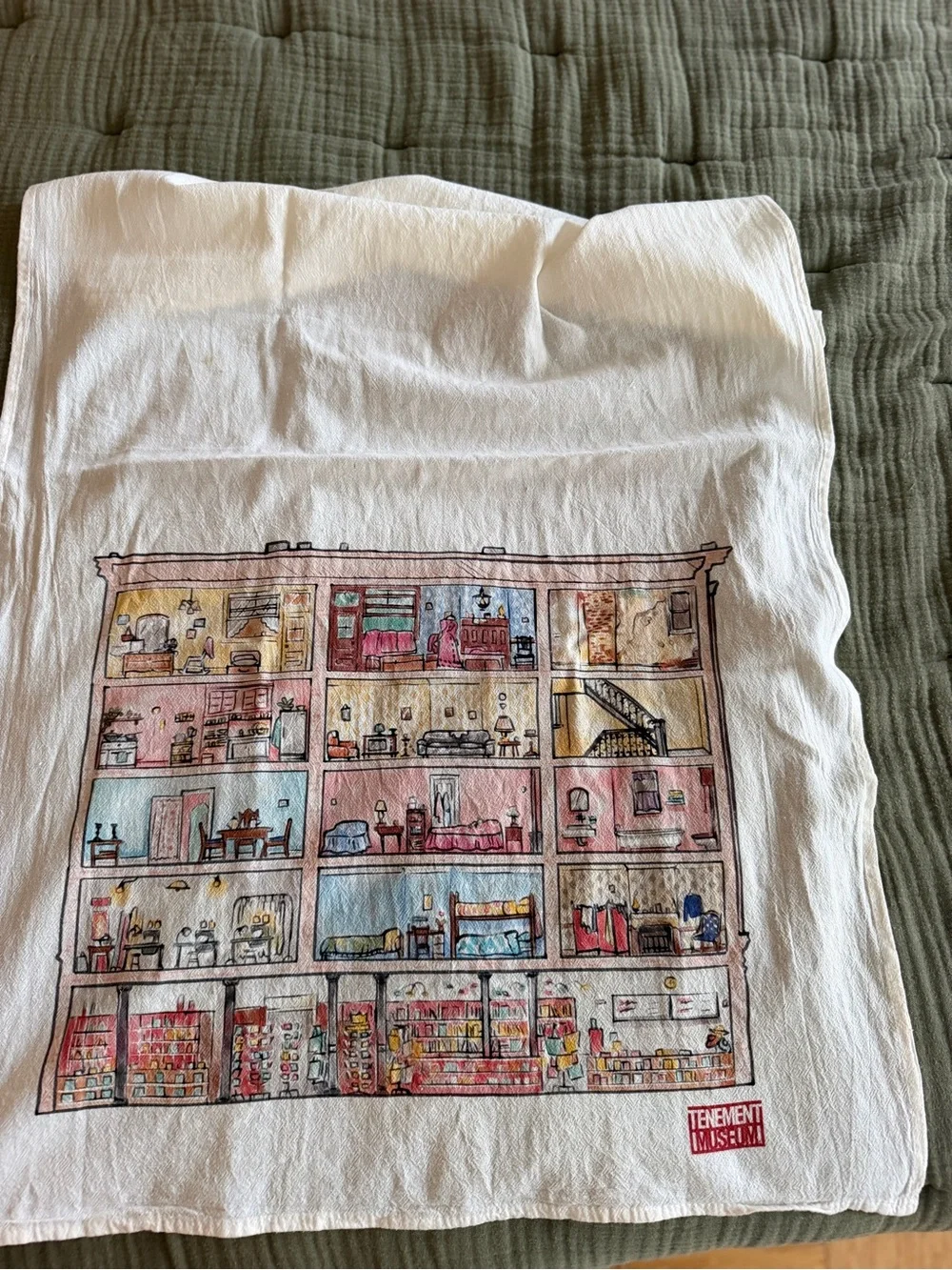 Unused Tenements Museum NYC Tea or Hand Towel